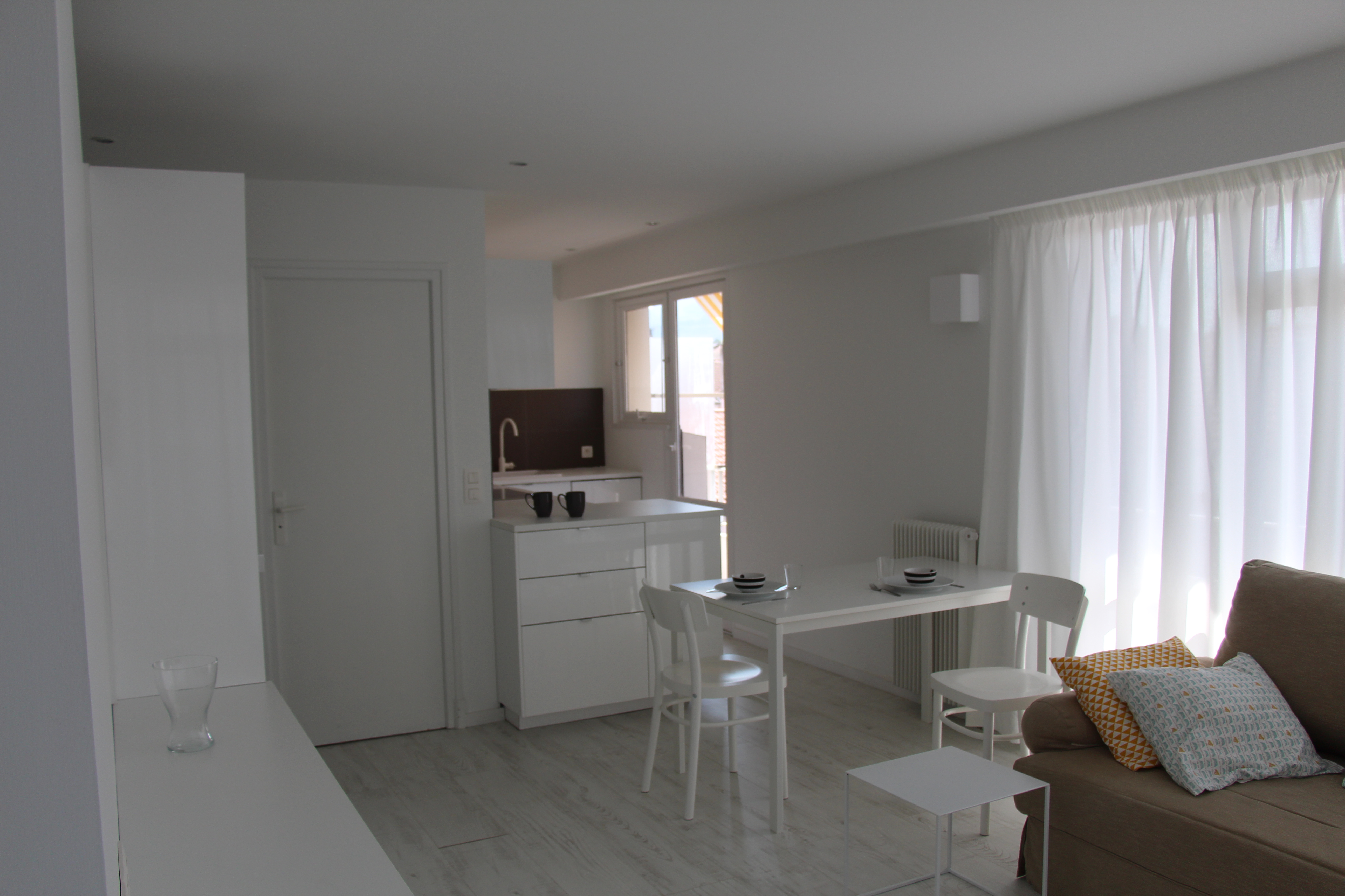 Aménagement d'un appartement de 35m² St Jean de Luz Architecte Pays Basque Gwenael Stephan