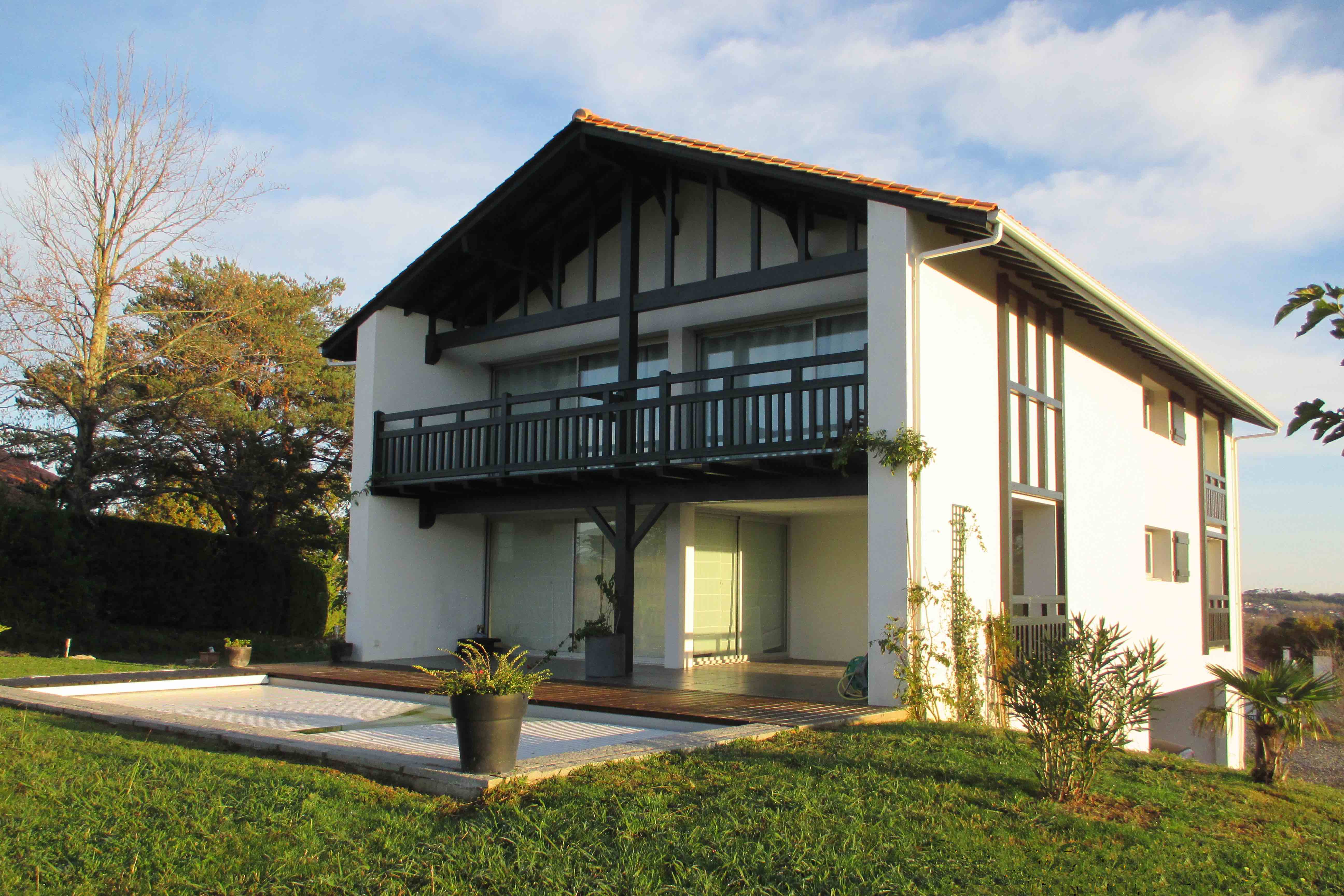 Maison neuve Guethary Architecte Pays Basque Maison Neuve Gwenael Stephan